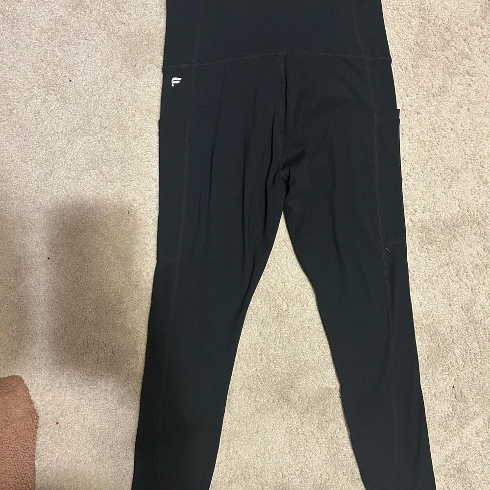 Maternity Black Fabletics Leggings - Picture 2 of 5